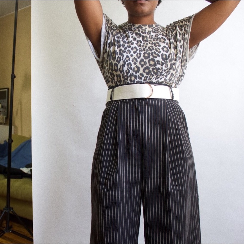 TIBI Highwaist Crop Pants